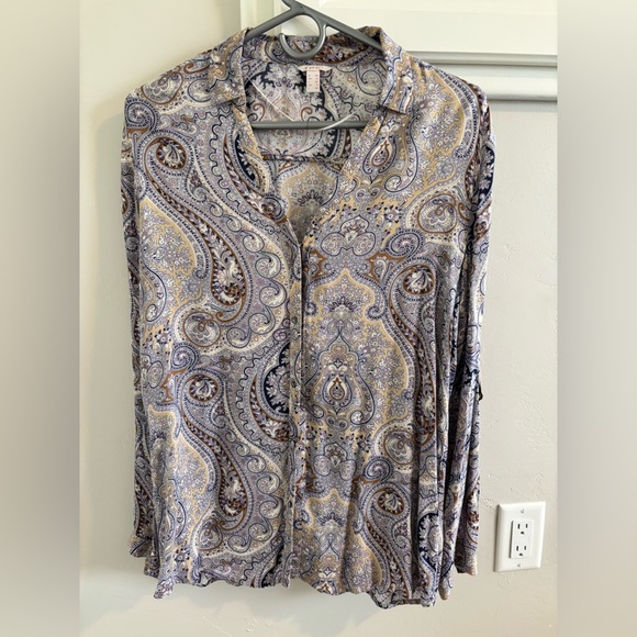 Esprit Multicolor Paisley Blouse - Picture 1 of 6